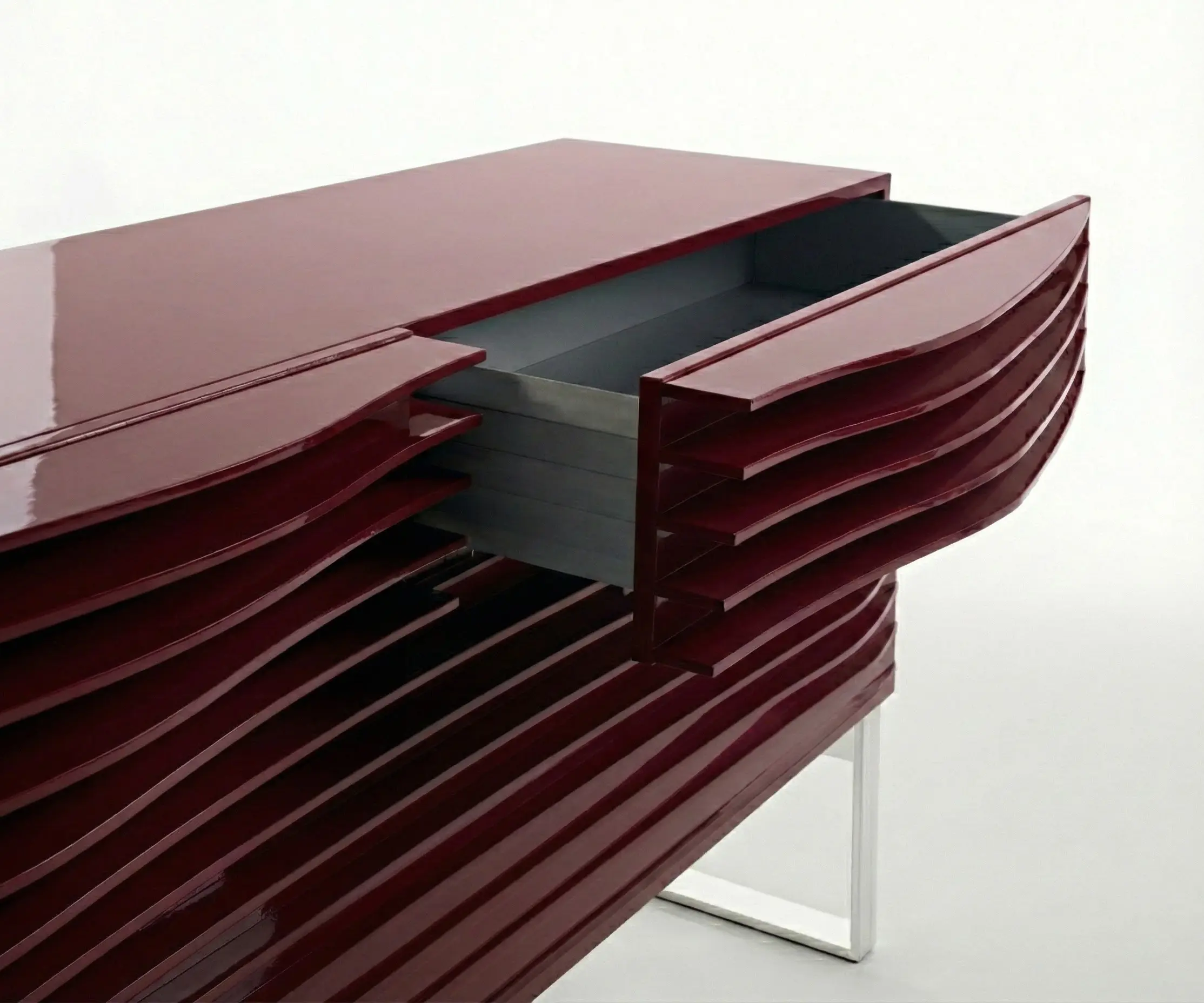 Tide Laccato Lucido Rosso Vino RAL3005