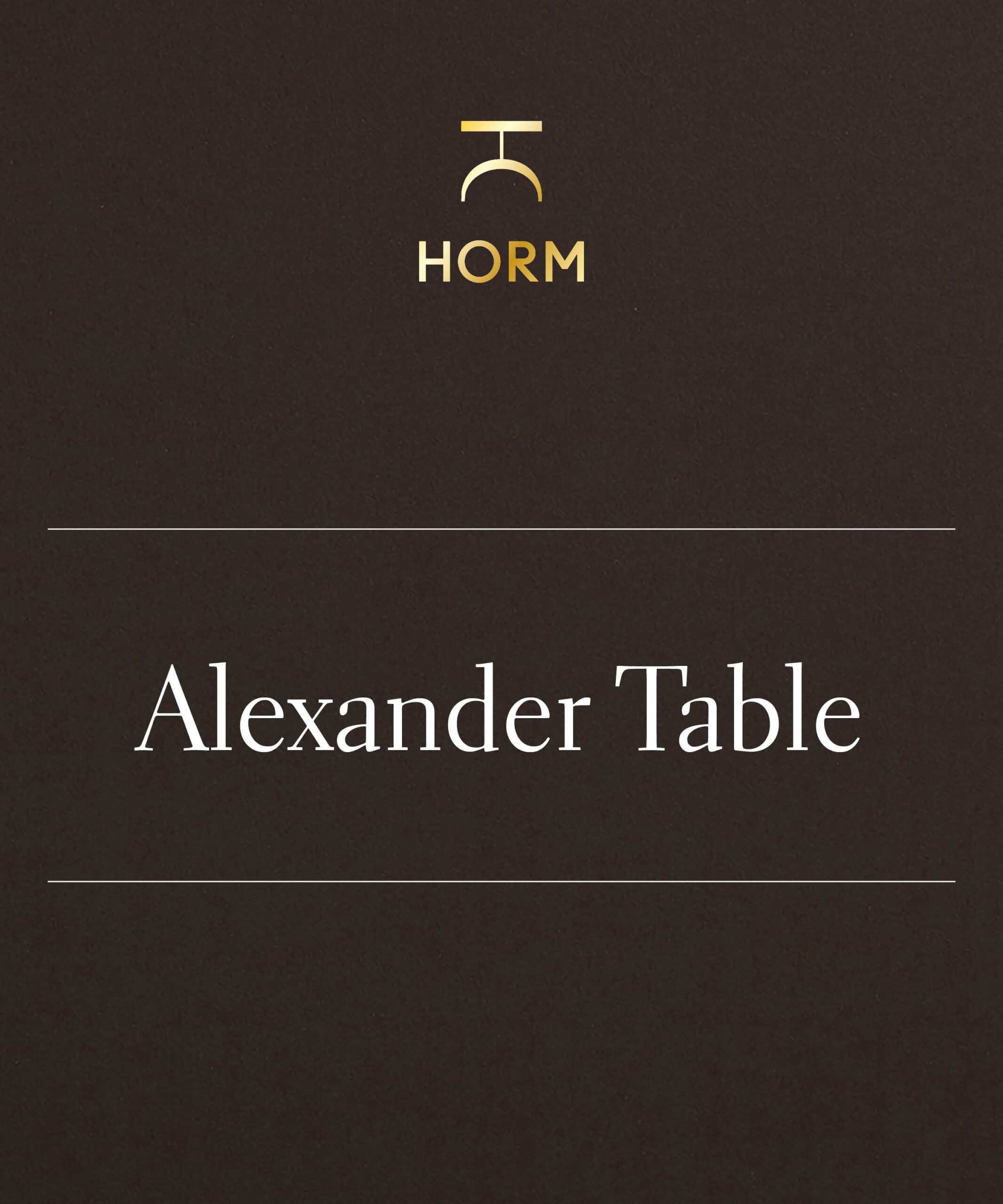 Alexander Table